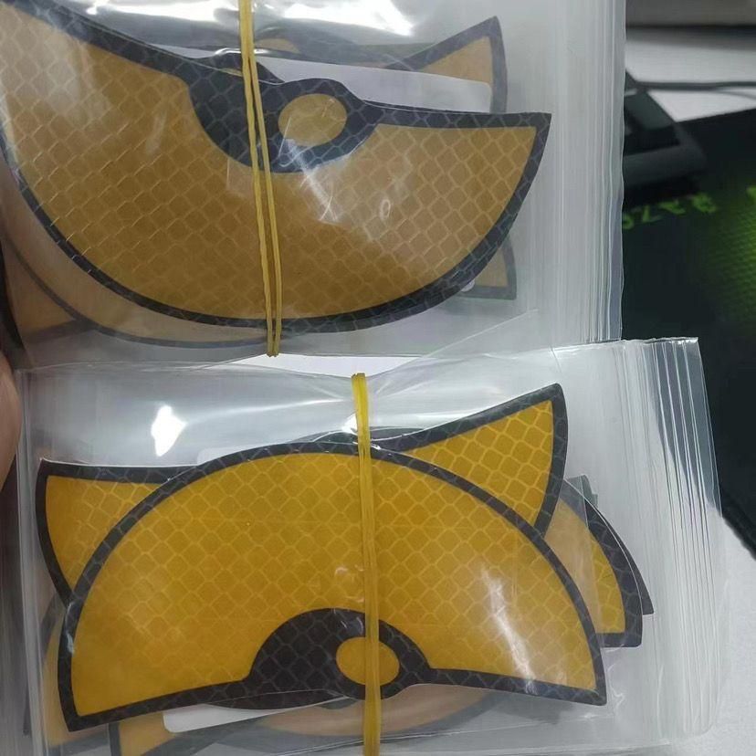 2-Pack Monster Eyes Reflective Car Stickers