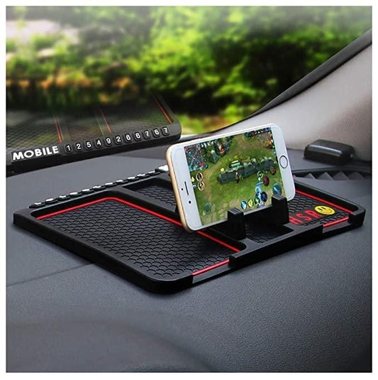 HSR Silicone Dashboard Phone Holder – Anti-Slip with Parking Number Display