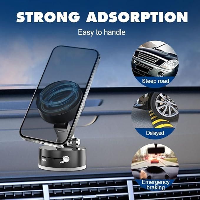 360° Vacuum Magnetic Suction Phone Holder