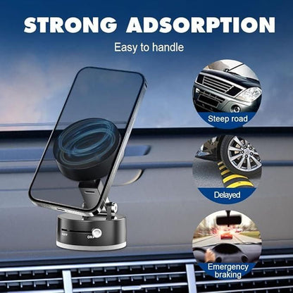 360° Vacuum Magnetic Suction Phone Holder