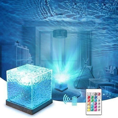 Ambient Water Ripple Night Light Aura
