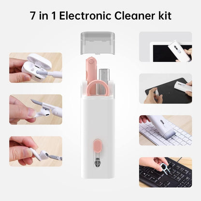 7 in 1 Electronic Cleaning Kit with Brush – For Earbuds, Keyboard & Screens
