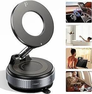 Vacuum Suction Magnetic Phone Mount – Compact & Hands-Free