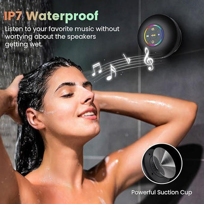 Waterproof Bluetooth Speaker with XL Suction Cup