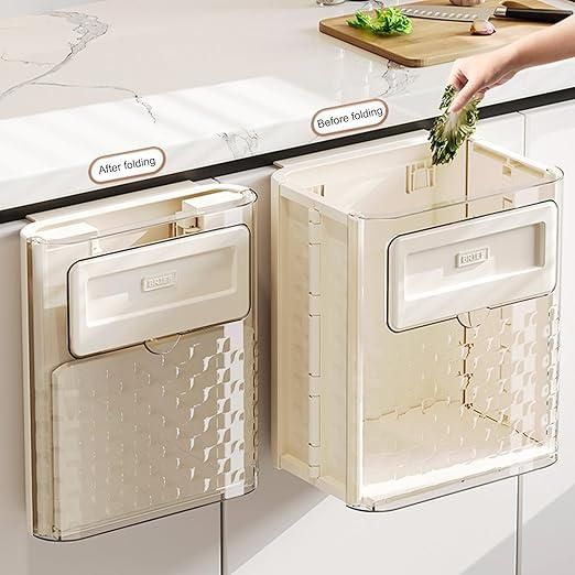 Foldable Wall-Mounted Trash Can