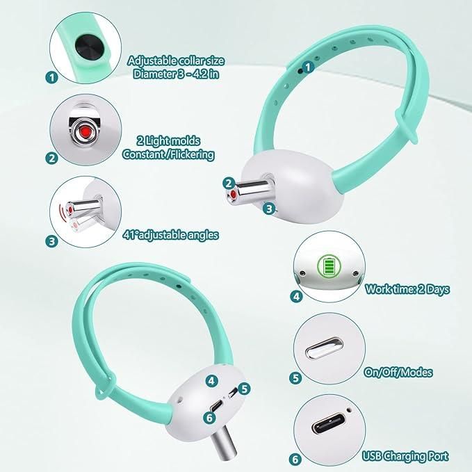 ChaseBeam Pet Collar Laser