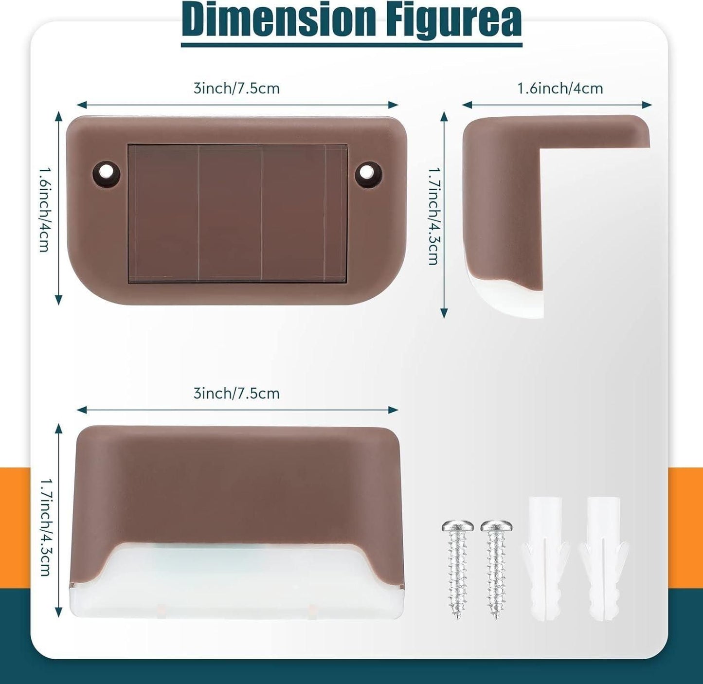 Horizon Deck Solar Lights – 4-Piece Collection