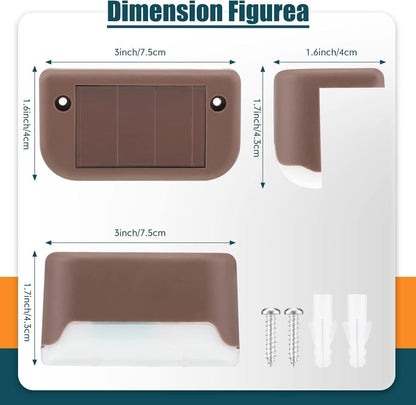 Horizon Deck Solar Lights – 4-Piece Collection