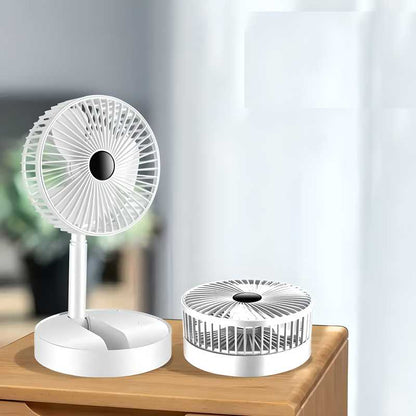 Powerful Rechargeable Table Fan – Portable & Lightweight