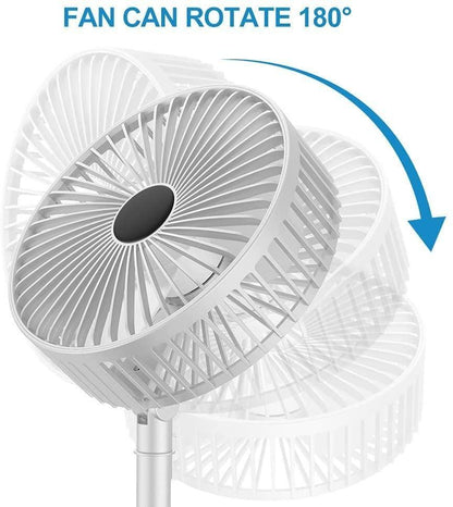 Powerful Rechargeable Table Fan – Portable & Lightweight