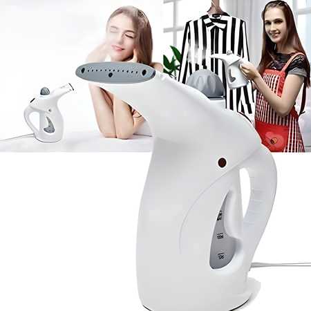 Portable Fast-Heat Garment & Facial Steamer Brush