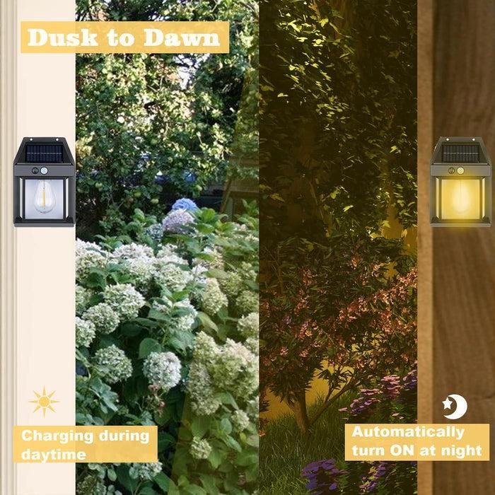 Solar LED Garden Wall Light