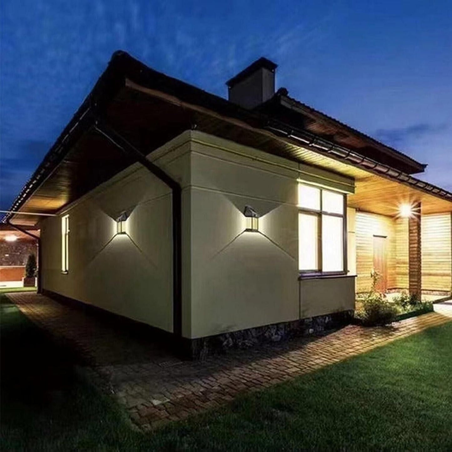 Solar LED Garden Wall Light