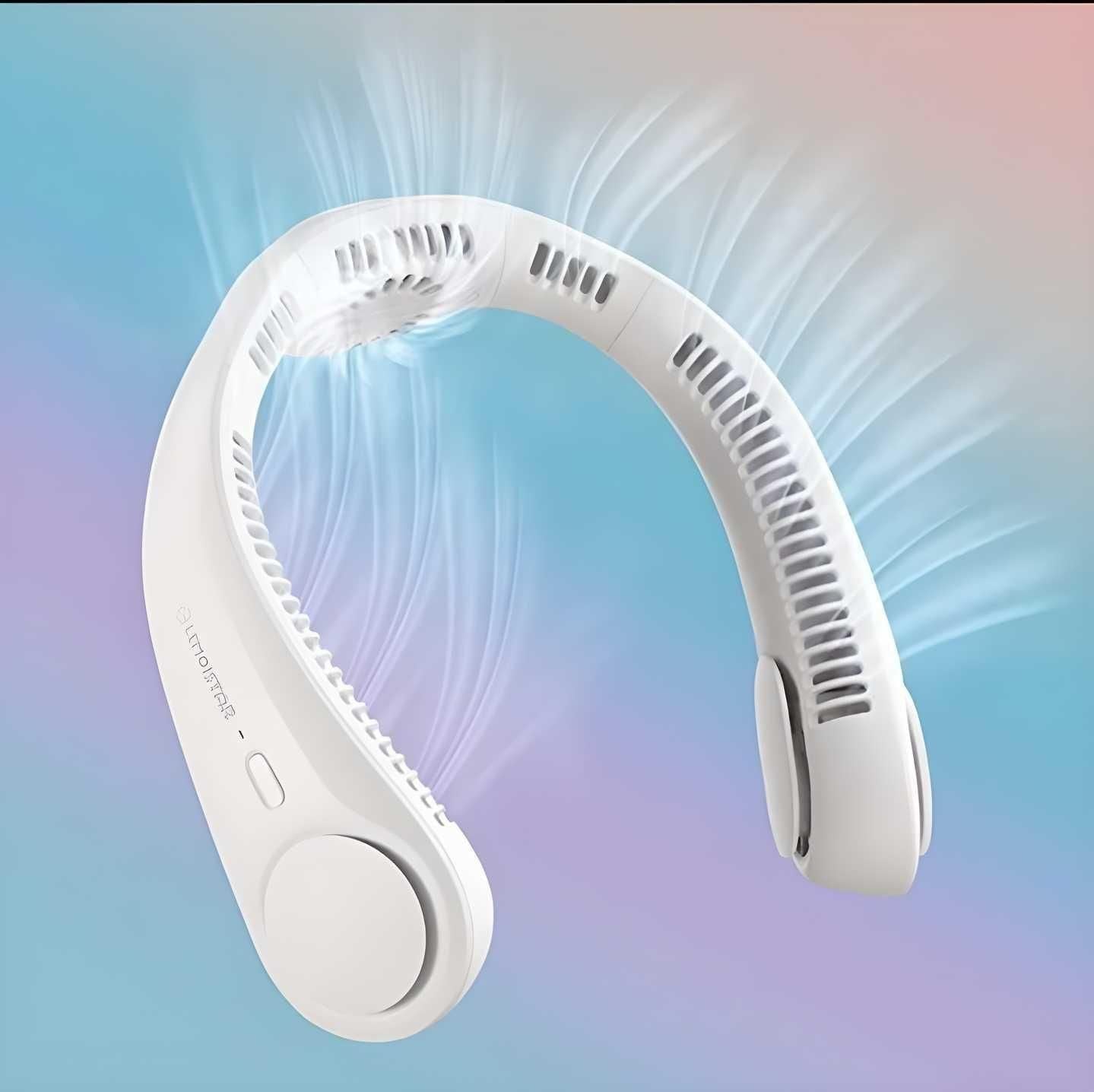 Bladeless Neck Fan – Portable, Rechargeable, Hands-Free