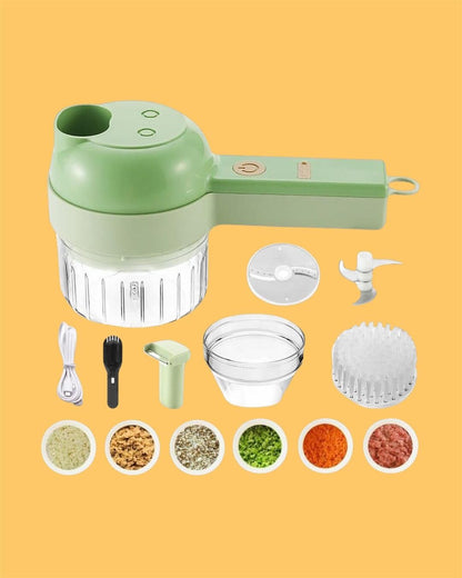 4-in-1 Portable Electric Vegetable Cutter