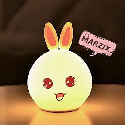 Rabbit Silicone Touch Sensor Night Light – Soft & Portable