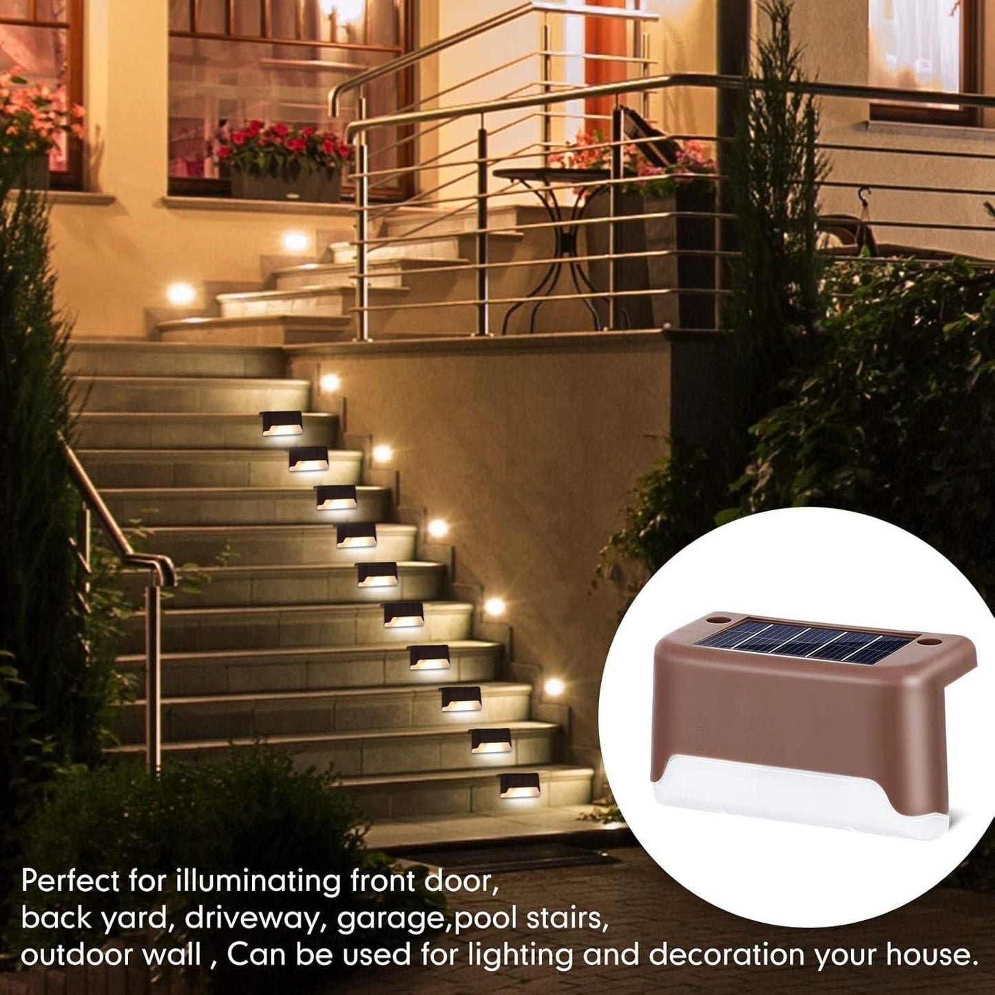 Horizon Deck Solar Lights – 4-Piece Collection