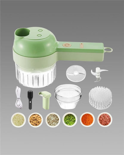 4-in-1 Portable Electric Vegetable Cutter